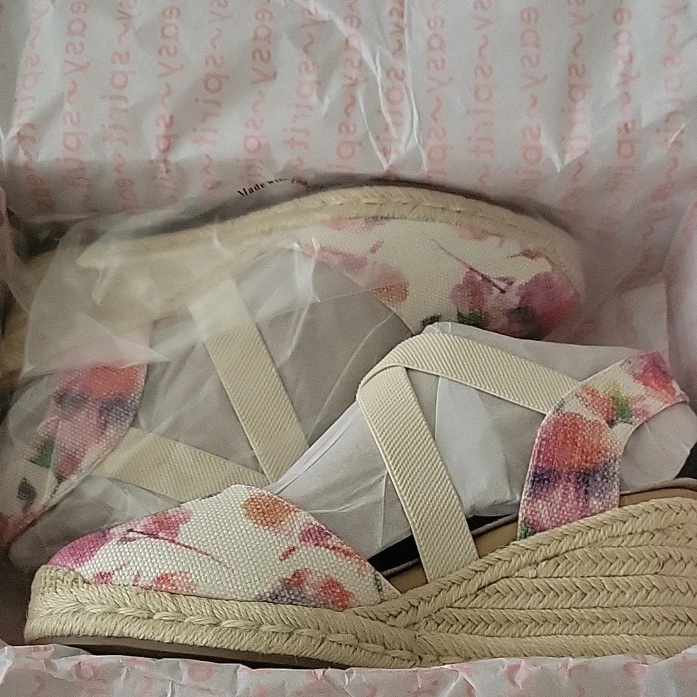 Easy Spirit NWT Meza2 Espadrille Wedge Sandal